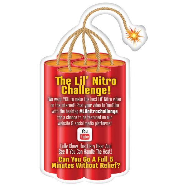 Flamethrower Candy "Lil Nitro" (The World's Hottest Gummy Bear)