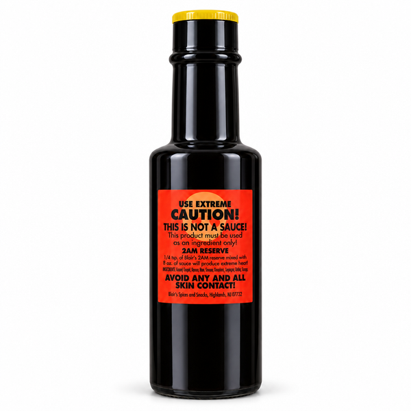 Blair's Death Sauce 3AM RESERVE in 148ml bulk hospitality bottle. Available to buy in Australia.