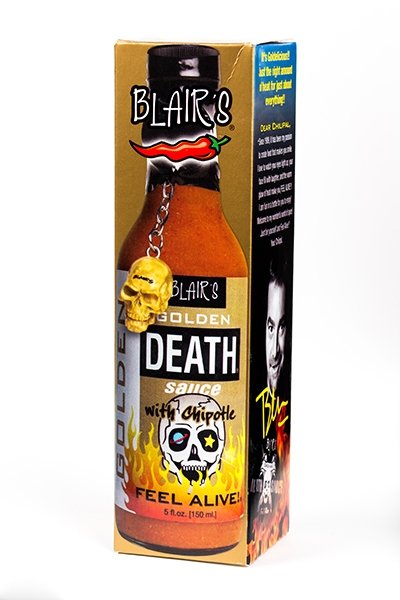 Blair's Golden Death Sauce brought to you by one of the World's most respected hot sauce makers, Blair's Death Sauce.