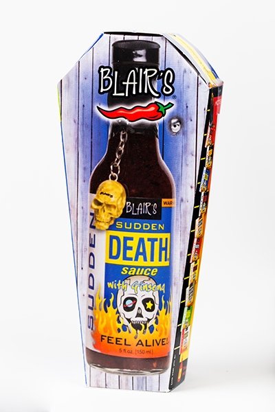 Blair's Sudden Death Sauce brought to you by one of the World's most respected hot sauce makers, Blair's Death Sauce.