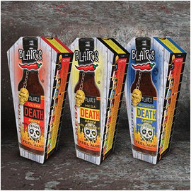 Blair's Death Row - Ultra & Mega & Sudden Death Sauces -  brought to you by one of the World's most respected hot sauce makers, Blair's Death Sauce.