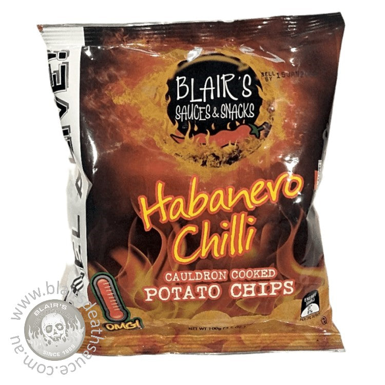 Blair's Habanero Chilli Potato Chips They're back!! Blair's Death
