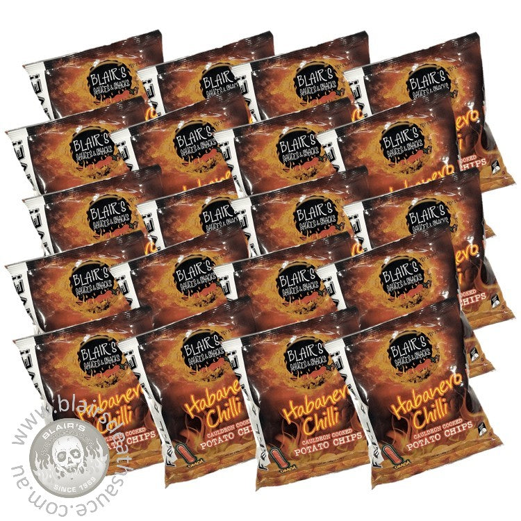 Blair's Habanero Chilli Potato Chips They're back!! Blair's Death Sauce Australia