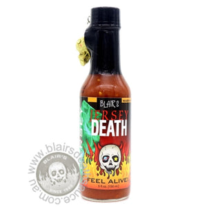 Blair's Jersey Death Sauce brought to you by one of the World's most respected hot sauce makers, Blair's Death Sauce. Available to buy in Australia at www.blairsdeathsauce.com.au